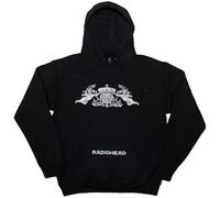 Rock Off officially licensed products Radiohead Bearhead Crest Pullover Hoodie S Black