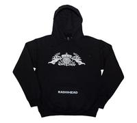 Rock Off officially licensed products Radiohead Bearhead Crest Pullover Hoodie XXL Black