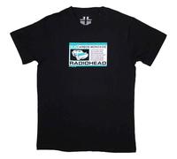 Rock Off officially licensed products Radiohead Carbon Patch T Shirt XL Black