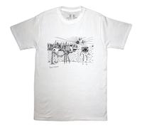Rock Off officially Licensed Products Radiohead Despot Organic T Shirt M White