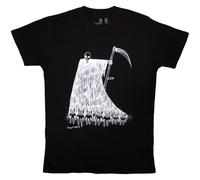 Rock Off officially licensed products Radiohead Grim Reaper Organic T Shirt L Black