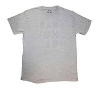 Rock Off Radiohead Note Pad Cut Out Logo T Shirt M Grey