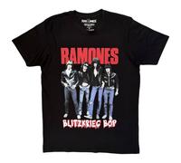 Rock Off officially Licensed Products Ramones Blitz Premium Carbon T-Shirt in Black | Size: Medium Rock Off officially Licensed Products Black M