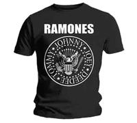 Rock Off officially licensed products Ramones Hey Ho Front & Back T Shirt XL Black
