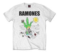 Rock Off officially licensed products Ramones Loco Live T Shirt XL White