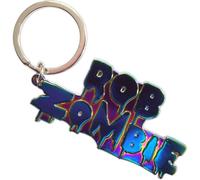 Rock Off officially licensed products Rob Zombie Multicoloured Logo Keyring Keychain