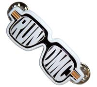 Rock Off officially licensed products Run DMC Glasses Pin Badge One Size