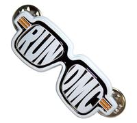 Rock Off officially licensed products Run DMC Glasses Pin Badge One Size