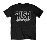Rock Off officially licensed products Rush Classic Band Logo T Shirt XL Black