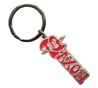 Rock Off officially licensed products Saxon Red Band Logo Keyring Keychain One Size