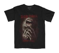 Rock Off officially licensed products Seether Suffer It All Band Logo T Shirt S Black