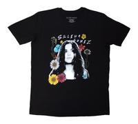Rock Off officially licensed products Selena Gomez Floral Collage T Shirt M Black