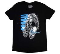 Rock Off officially licensed products Shania Twain Tour 2018 Gloves Photo T Shirt M Black