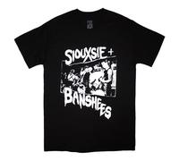 Rock Off officially licensed products Siouxsie & The Banshees Live T Shirt S Black