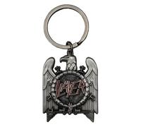 Slayer Silver Eagle Band Logo Keyring Keyring One Size