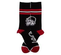 Rock Off officially licensed products Slayer Skull Helmet Band Logo Ankle Socks UK Size 7-11, black, M