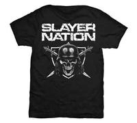 Rock Off officially Licensed Products Slayer Slayer Nation Band Logo T Shirt XL Black