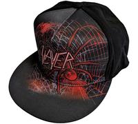Rock Off officially licensed products Slayer Spiderweb Band Logo Baseball Cap One Size Black