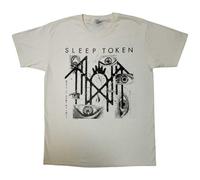 Rock Off Officially Licensed Products Sleep Token Eyes Band Logo T Shirt XL