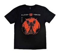 Rock Off officially licensed products Sleep Token Take Me Back to Eden Band Logo T Shirt XL Black