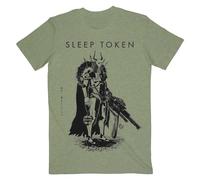 Rock Off officially licensed products Sleep Token The Summoning Band Logo T Shirt L Green
