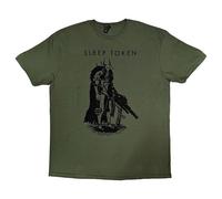 Rock Off officially licensed products Sleep Token The Summoning Band Logo T Shirt L Green