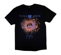 Rock Off officially licensed products Sleep Token Vortex Eye Band Logo T Shirt S Black