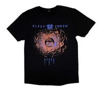 Rock Off officially licensed products Sleep Token Vortex Eye Band Logo T Shirt S Black