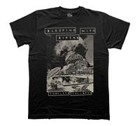 Rock Off officially licensed products Sleeping with Sirens Complete Collapse T Shirt XL Black