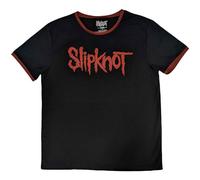 Rock Off officially licensed products Slipknot Band Logo Ringer T Shirt M Black