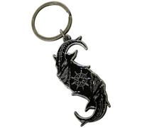 Rock Off officially licensed products Slipknot Black Goat S Band Logo Keyring Keychain One Size