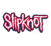 Rock Off officially licensed products Slipknot Cut-Out Logo Black Border Woven Patch One Size