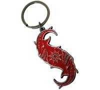 Rock Off officially licensed products Slipknot Red Goat S Band Logo Keyring Keychain One Size