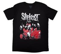 Slipknot T-Shirt - Stretched Barcode - Black, Back Print, 100% Cotton - Medium