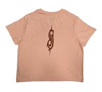 Rock Off officially licensed products Slipknot The End So Far Faces Grid Crop Top S Pink