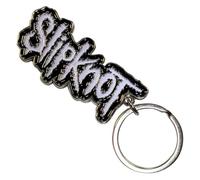 Slipknot - White Logo Black Border - Keychain - white - Onesize - Metal,Metal Onesize