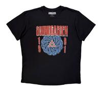 Rock Off officially Licensed Products Soundgarden 1991 Premium Carbon T-Shirt in Black | Size: Medium Rock Off officially Licensed Products Black M