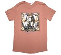 Rock Off officially licensed products Stevie Nicks Tour 24 Retro Photo Skinny Fit T Shirt S Orange