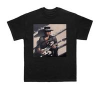 Rock Off officially licensed products Stevie Ray Vaughan Texas Flood Album Cover T Shirt M Black