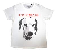 Rock Off officially licensed products Sublime Dog Band Logo T Shirt XL White
