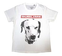 Rock Off officially licensed products Sublime Dog Band Logo T Shirt XXL White