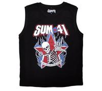 Rock Off officially licensed products Sum 41 All Killer No Filler Skeleton Tank Top L Black