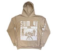 Rock Off officially Licensed Products Sum 41 Band Photo Rock Off Unplugged Pullover Hoodie in Natural | Size: 2XL Rock Off officially Licensed Products Natural 2XL