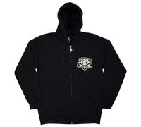 Sum 41 Tour 24 Pocket Logo and Skull Zipped Hoodie S Black
