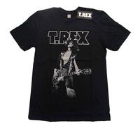 Rock Off officially Licensed Products T-Rex Glam Rock T-Shirt in Black | Size: Large Rock Off officially Licensed Products Black L