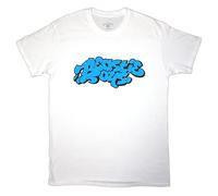 Rock Off officially Licensed Products The Beastie Boys Graffiti Logo T Shirt L White