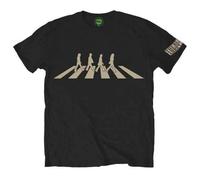 Rock Off officially licensed products The Beatles Abbey Road Silhouette T Shirt L Black