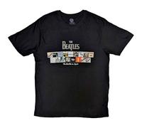 Rock Off officially licensed products The Beatles Albums On Apple T Shirt L Black