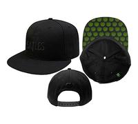 The Beatles Black Drop T Logo - Snapback Cap Cap Black