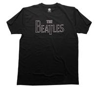 Rock Off officially licensed products The Beatles Drop T Embroidered T Shirt XL Black